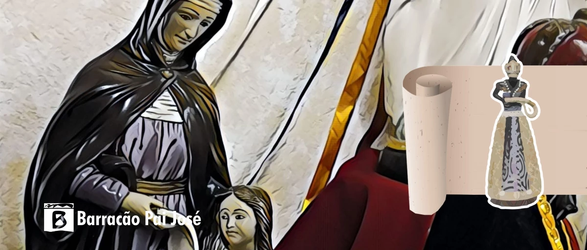 Representação visual da Orixá Nanã Buruquê, a mãe ancestral